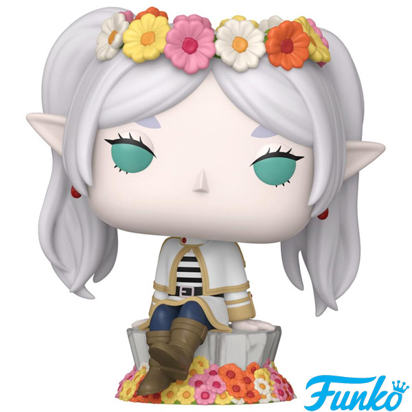 Funko POP #2071 Plus Frieren Beyond Journey's End Frieren in a Flower Crown Exclusive Figure